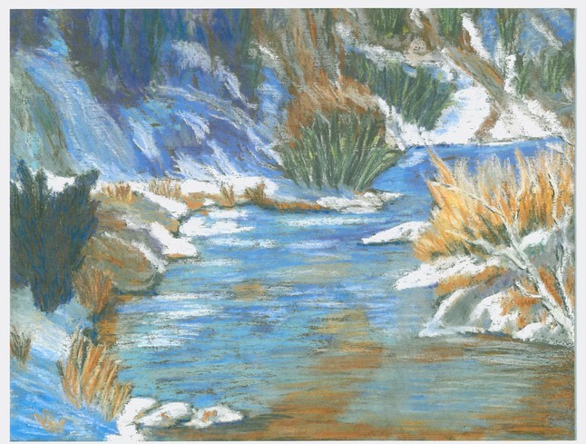 Winter Pastel Landscape